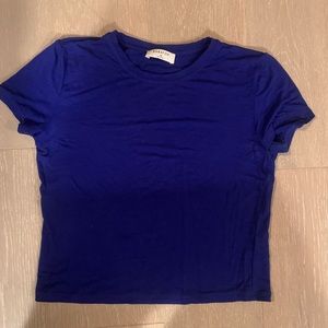 Babaton contour crew cropped t-shirt